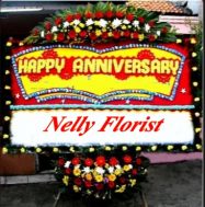 bunga papan anniversary AN-006