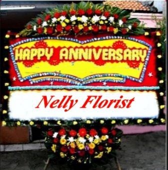 bunga papan anniversary AN-006
