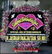 bunga karangan wedding WED-022