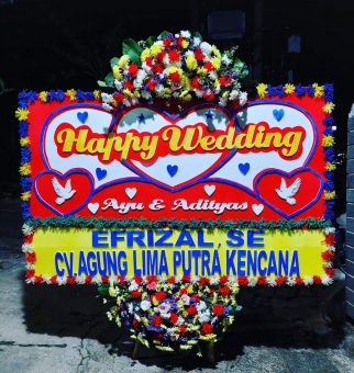 Jual bunga papan di jalan Malabar